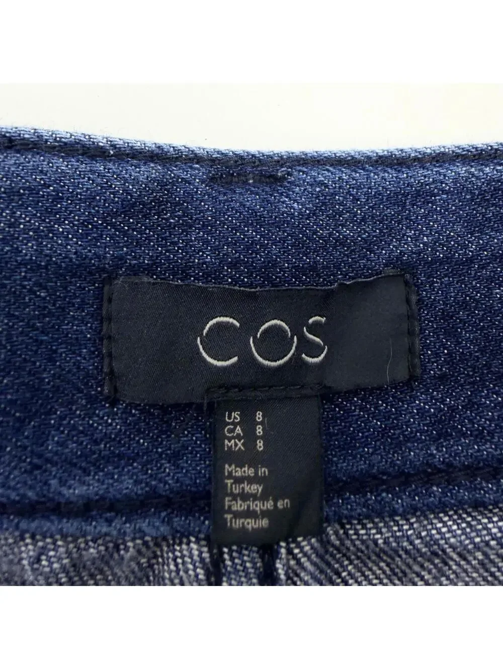 COS Chambray Wide Leg Trouser Jeans Lyocell Denim Size 8 - Picture 5 of 9